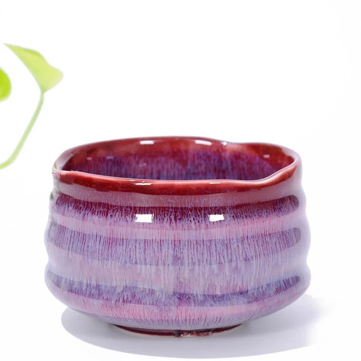 Artisan Glazed Porcelain Tea Bowl - Lead-Free Ceramic Matcha Vessel for Wholesale Supply